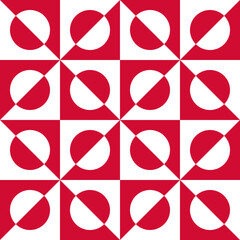 greenland flag pattern. circle background. vector illustration