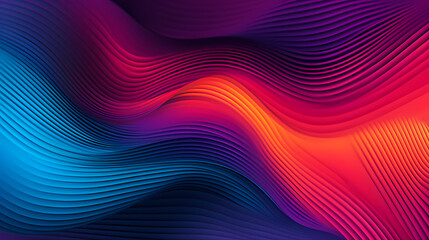 Abstract colorful wavy background