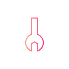 wrench gradient icon