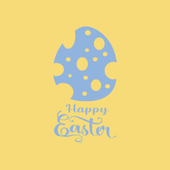 Happy easter day of egg