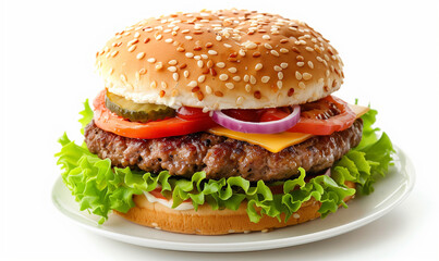 Mouthwatering Delight: Enjoy a Tempting Tasty Burger!