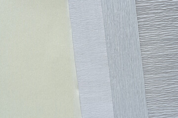 set of layered crepe paper textures