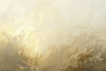 Abstract gold beige white gradient background with grainy noise texture, digital painting