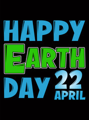 Earth Day t-shirt Design