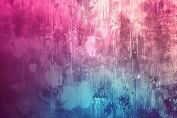 Abstract grunge background, pink blue gradient with light effects