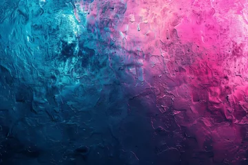 Fotobehang Abstract grunge background, pink blue gradient with light effects © Lucija