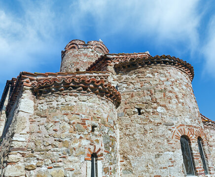 Church of St. John the Baptist in Nessebar, Bulgaria. Built in the late tenth century.