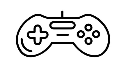 video game controller icon vector icon - obrazy, fototapety, plakaty