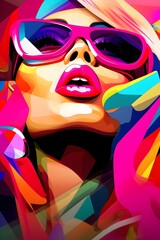 3D Anthropomorphic Pop Art: A Vibrant of Feminine Form and Style