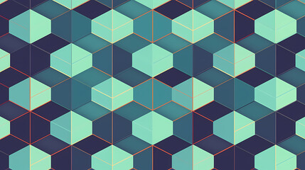 Seamless geometric pattern