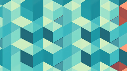 Obraz premium Seamless geometric pattern