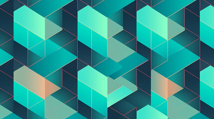 Obraz premium Seamless geometric pattern