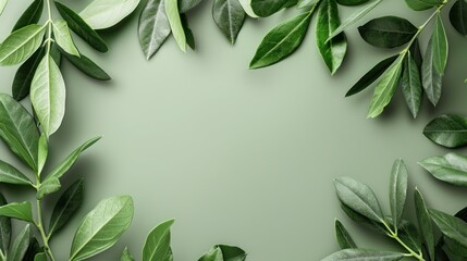  mockup,Green minimalist olive leaves wedding invitation,copy space