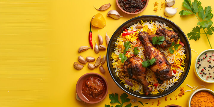 Chicken tikka biryani