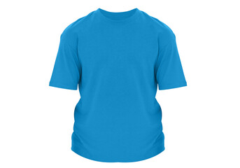 Young Men's T-Shirt Front Look Social Media PNG Mockup Demo Transparent Background For Website