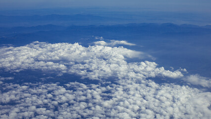 Flight - overlooking the sea of clouds