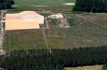 Torgelow, Bauplatz Biogasanlage  2016