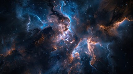 Abstract universal nebula pattern