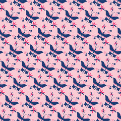 Indonesian Traditional Batik Pattern Background