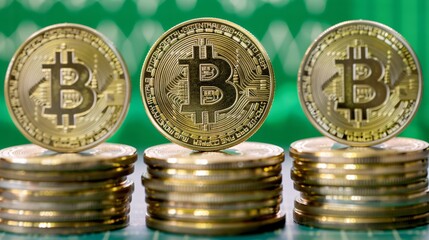 Bitcoin concept background image