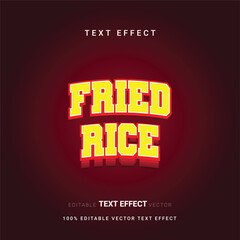 Editable text style effect