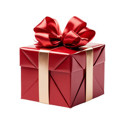 Obraz premium Gift box isolated on transparent background, PNG available