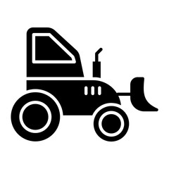 Bucket Tractor Icon