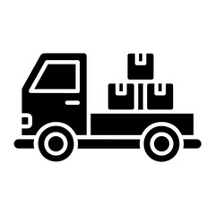 Flatbed Truck Icon