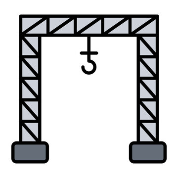 recommend clip art: Gantry Crane Icon