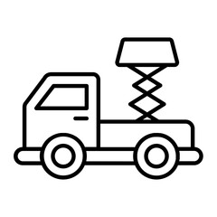 Scissor Lift Icon