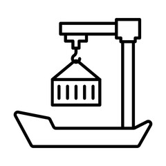 Ship Cran Icon