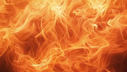 Foto op Plexiglas the close up image of fire © Alexei