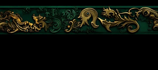 Eastern Elegance: Ornate Borders with Asian Inspirations
