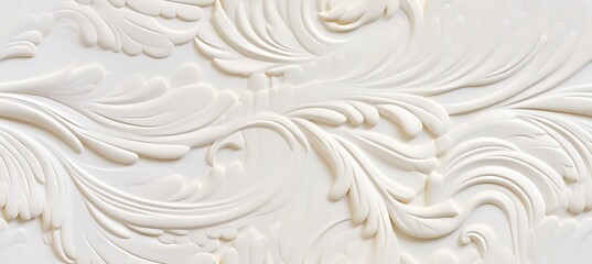 Fototapeta premium Vintage Elegance: Seamless Border Inspired by Classic Patterns