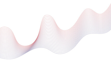 Vector abstract colorful flowing wave lines, Abstract colorful wave lines on white background for elements in concept business presentation, Brochure, Flyer, Science, Technology. Vector illustration 