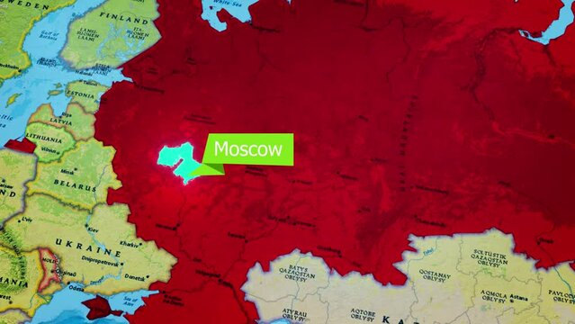 map of Moscow, the capital of Russia.Zooming In: Exploring the Details of the Bhutan  Map
