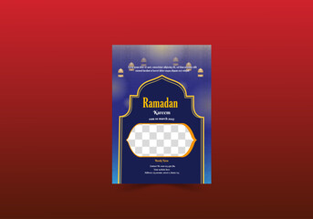 Modern new Ramadan flyer.