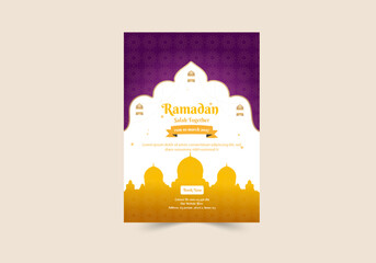 Modern new Ramadan flyer.