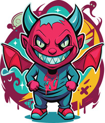 baby devil graffiti #217