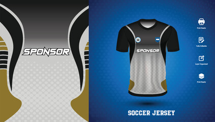 soccer jersey design for sublimation or sports tshirt design for cricket football