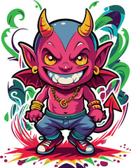 baby devil graffiti #161