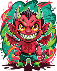 baby devil graffiti #159