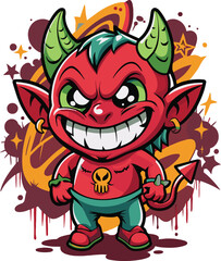 baby devil graffiti #153