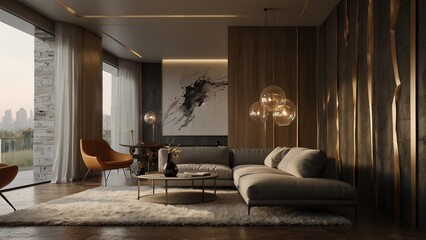 Interior design modern furniture 