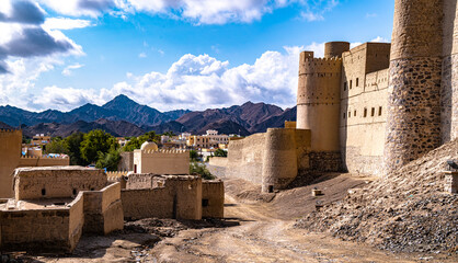 Bahla Fort in Ad Dakhiliyah Governorate, Oman