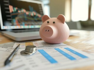 Seamless integration of financial dat clay style of A into training modules , no contrast, clean sharp focus