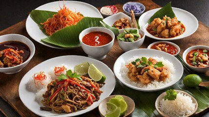 Discover the fiery flavors of Thai cuisine, where the perfect balance of sweet, sour, salty, and spicy tantalizes the palate.