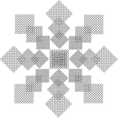 BWpastel pattern honeycomb48