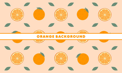 orange pattern vector background