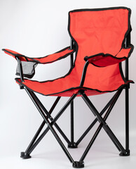 Orange color foldable chair